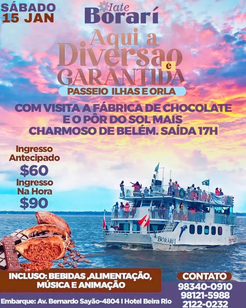 PASSEIO FLUVIAL IATE BORARI