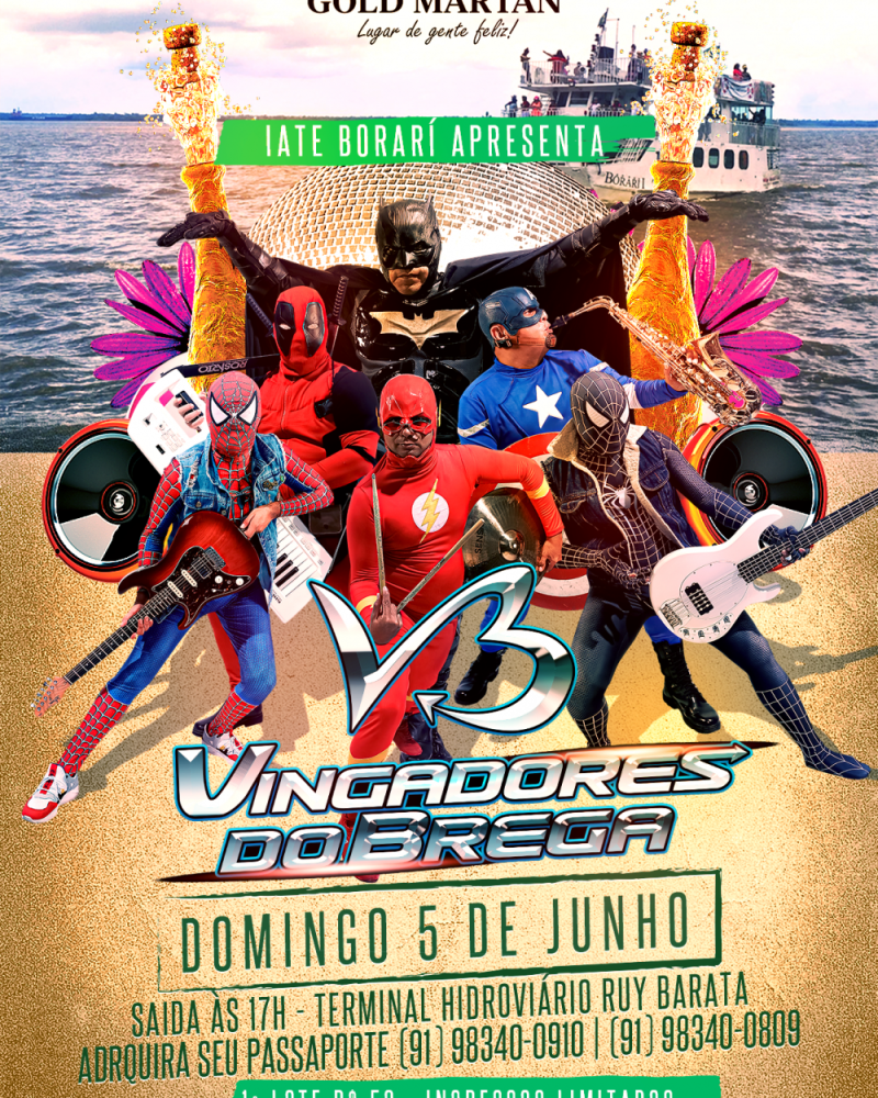 PASSEIO ESPECIAL VINGADORES DO BREGA