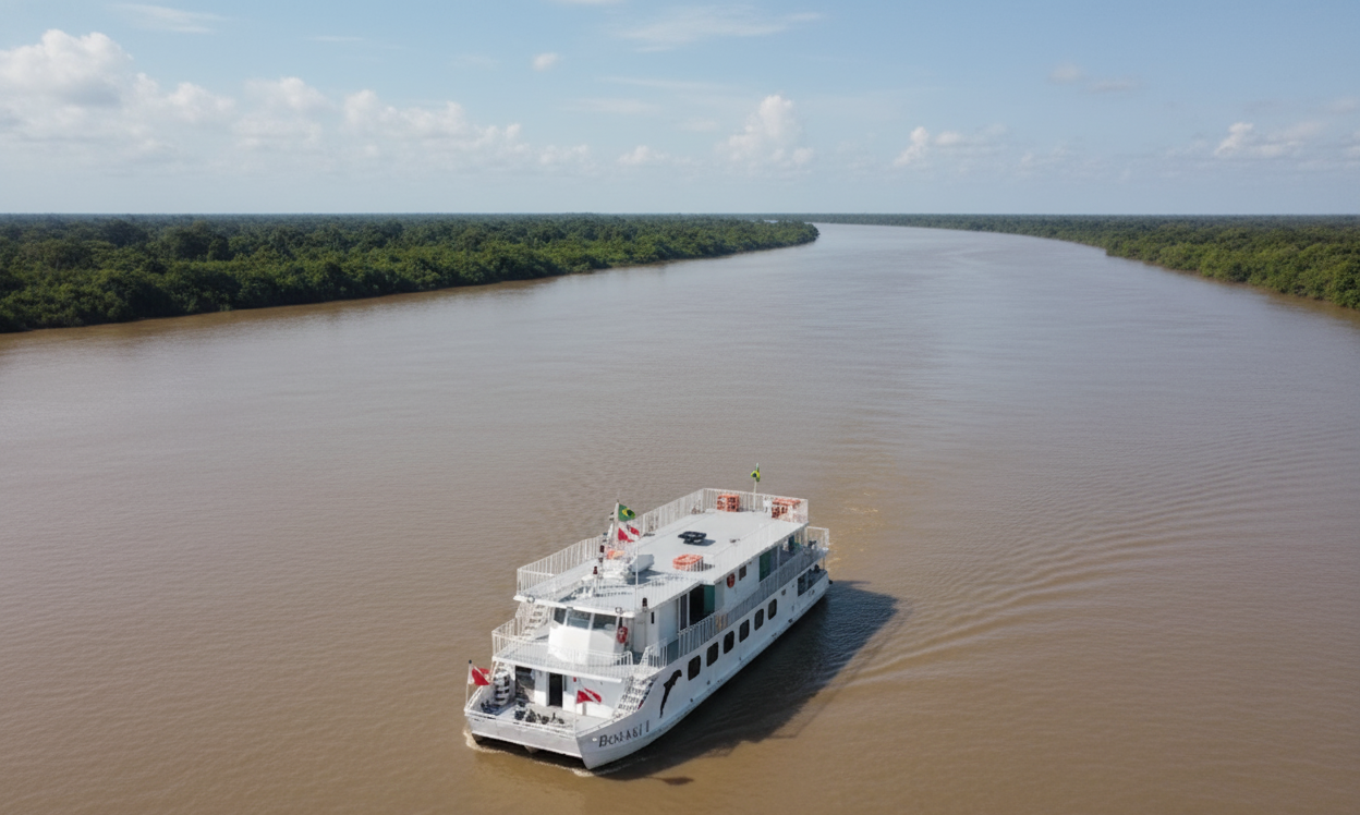 Conheça Belém das Águas a Bordo do Iate Borarí – Três Andares de Experiência Amazônica